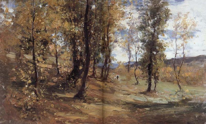 Nicolae Grigorescu Glade in a Forest Sweden oil painting art
